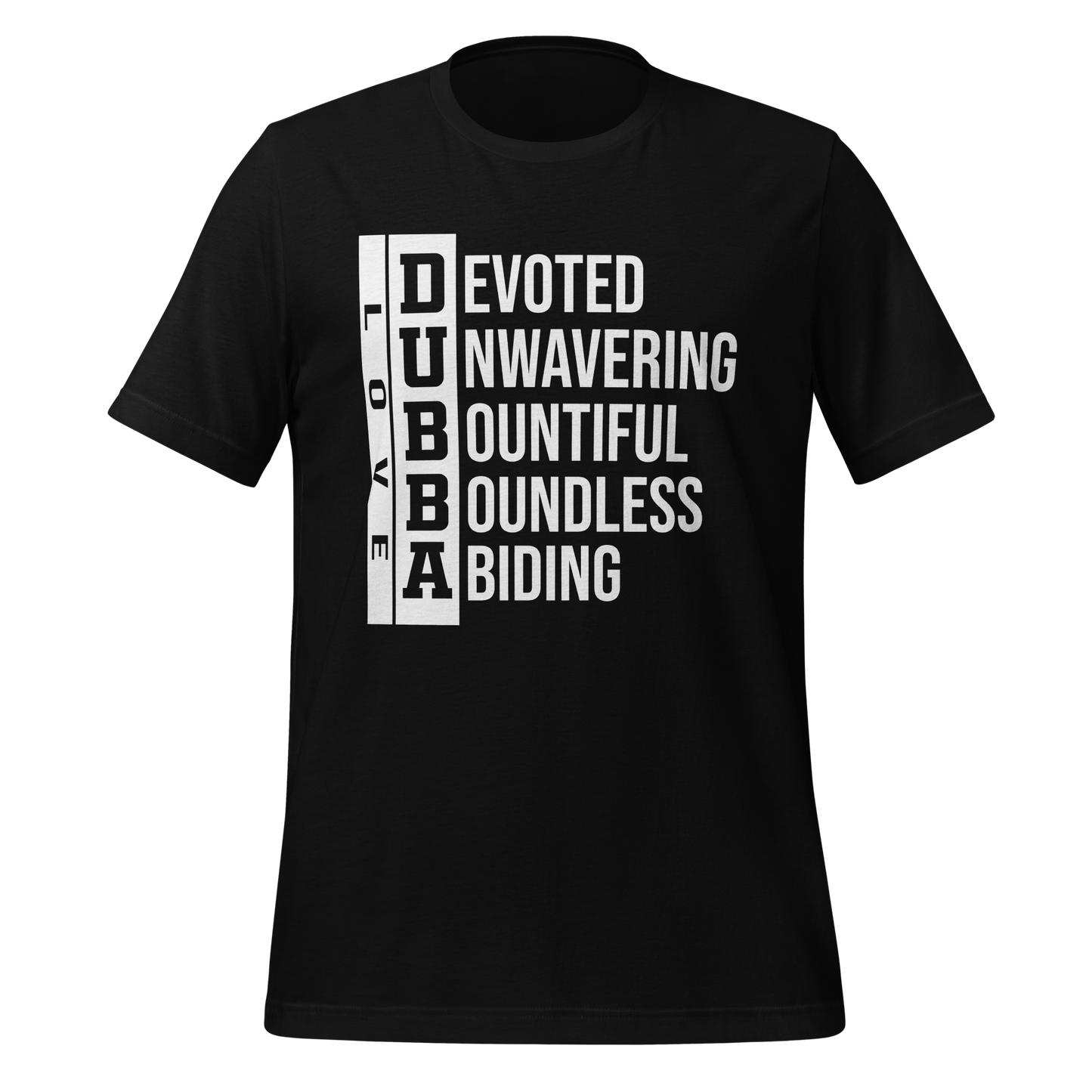 Dubba Love Signature Dubba Defined T-shirt- Black-Unisex