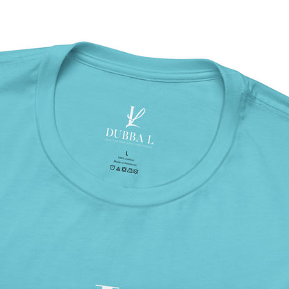 DUBBA L "Signature Logo" Tee-White lettering