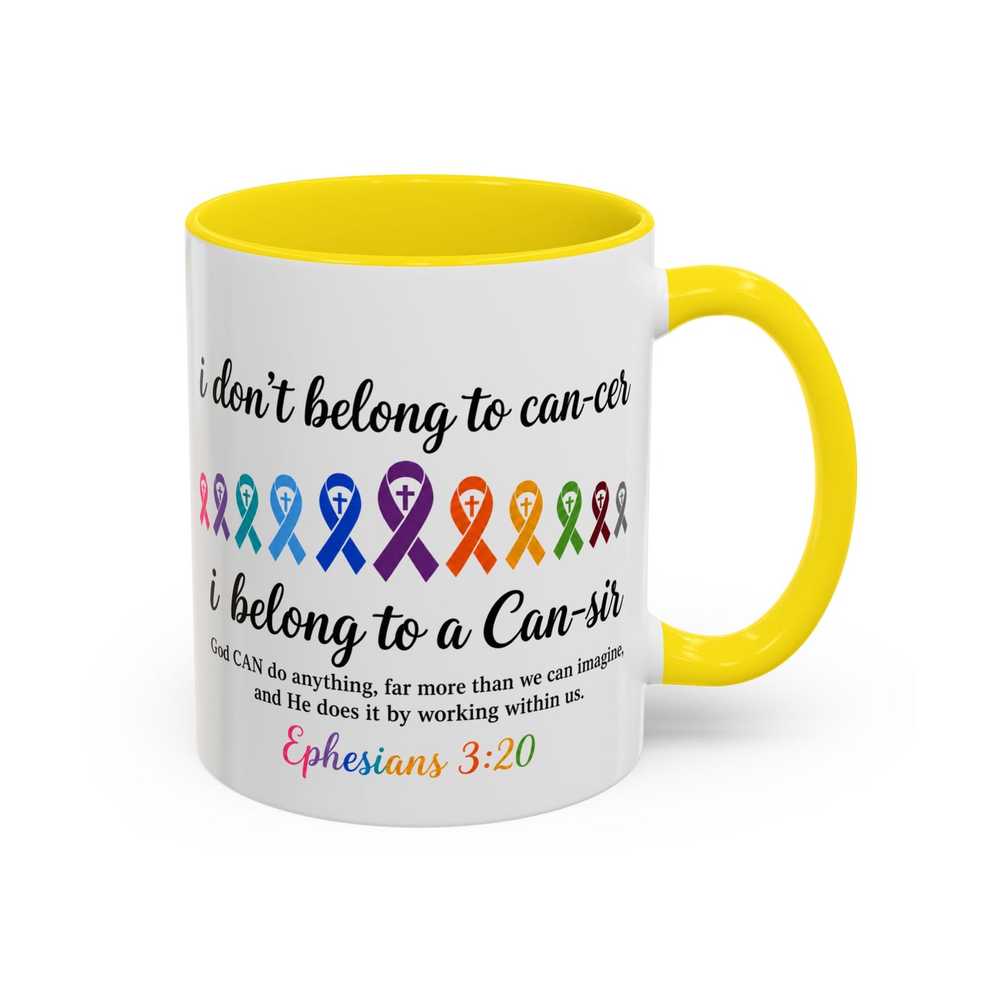 Cancer Awareness Ribbon Coffee Mug -Cancer Ribbon