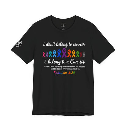 Cancer Survivor Awareness T-Shirt —Colors of Cancer