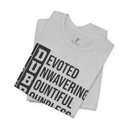"DUBBA LOVE" Meaning Tee — Black Lettering