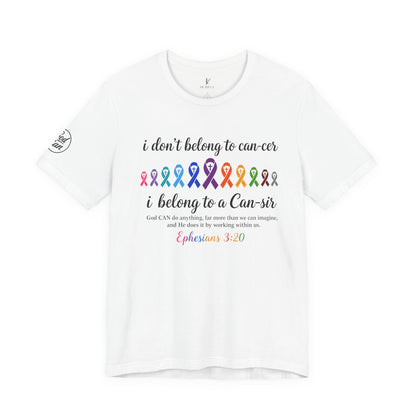 Cancer Survivor Awareness T-Shirt —Colors of Cancer