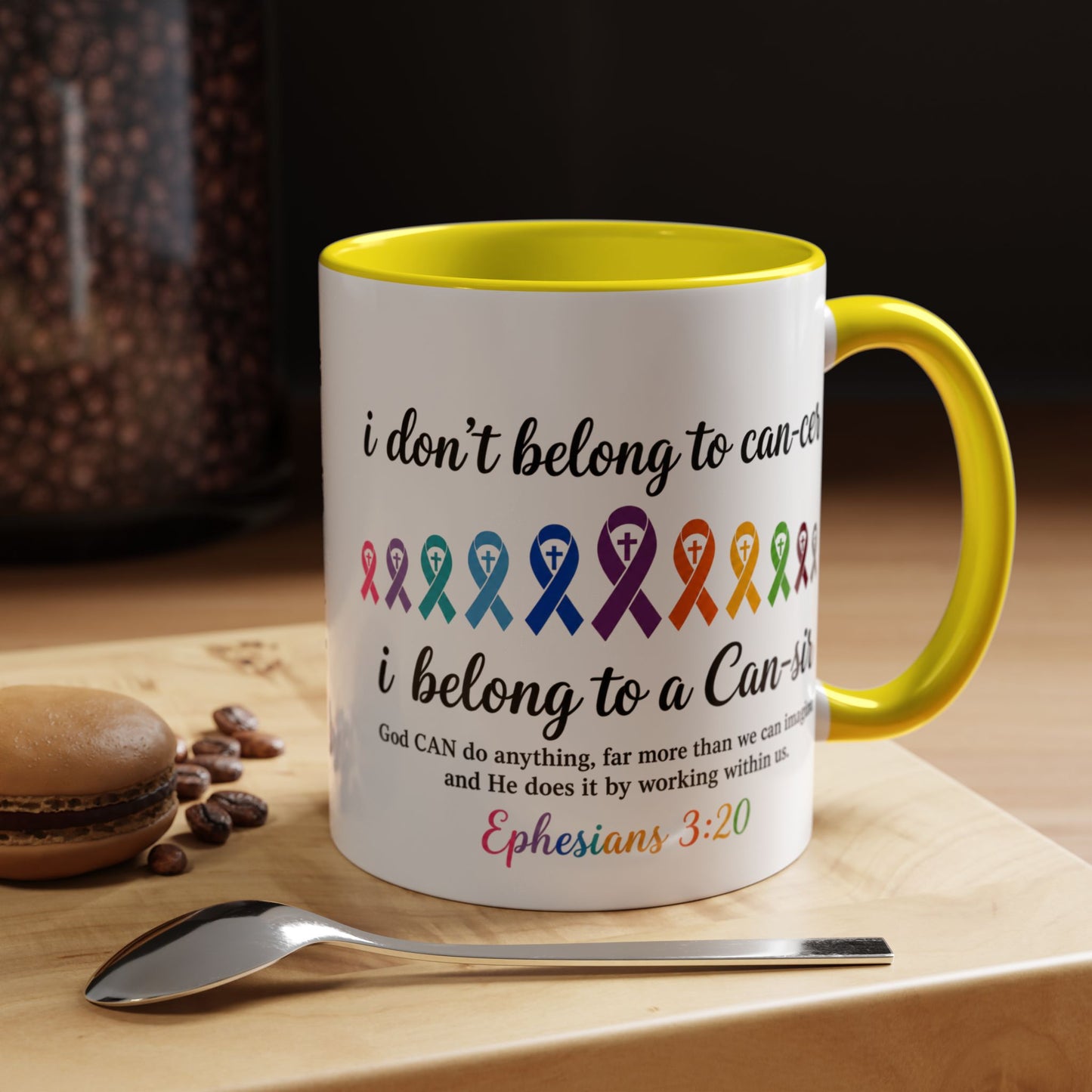 Cancer Awareness Ribbon Coffee Mug -Cancer Ribbon