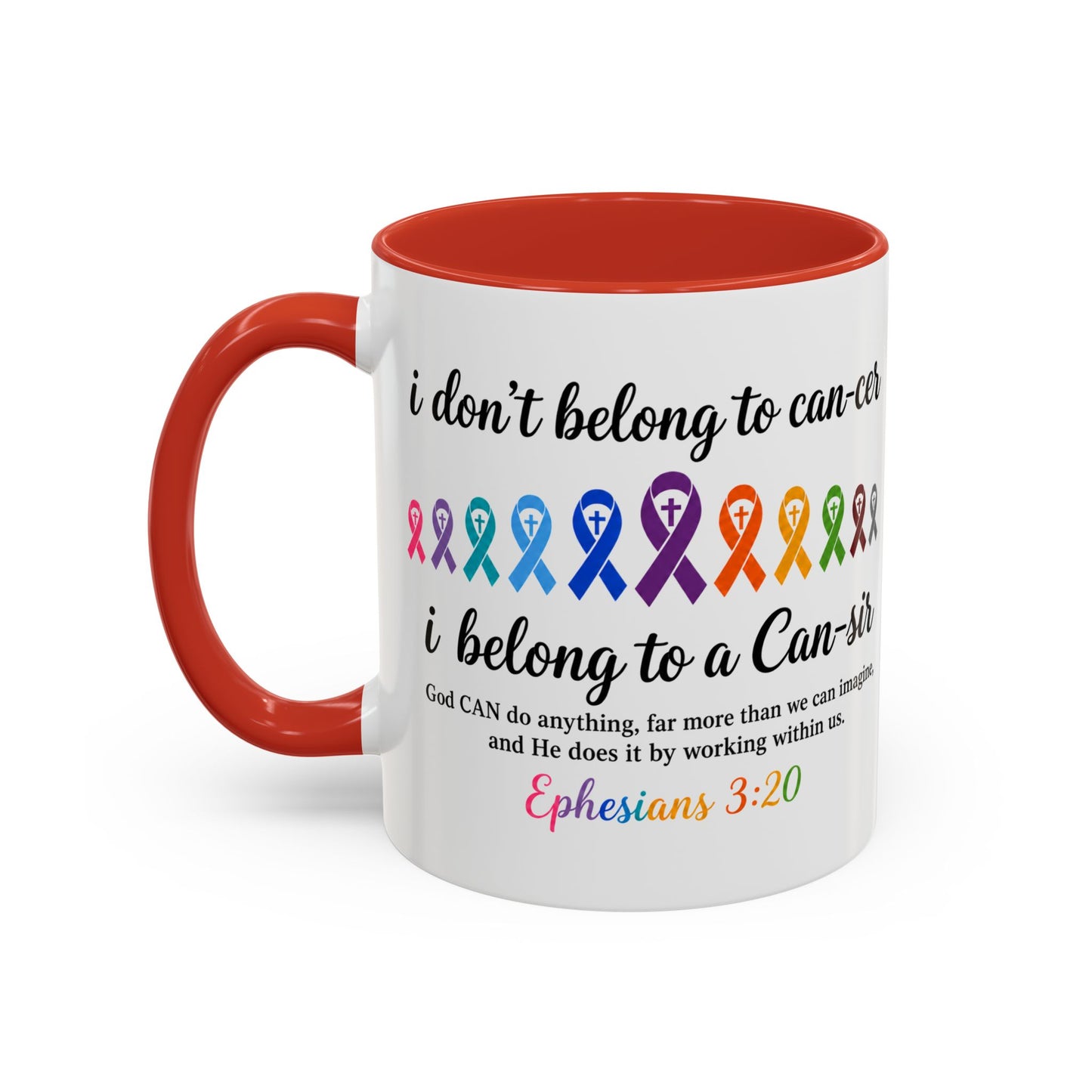 Cancer Awareness Ribbon Coffee Mug -Cancer Ribbon