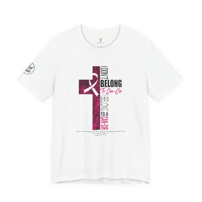 "BREAST-PLATE OF FAITH" TEE-Black lettering