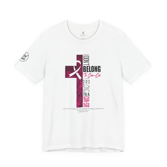 "BREAST-PLATE OF FAITH" TEE-Black lettering