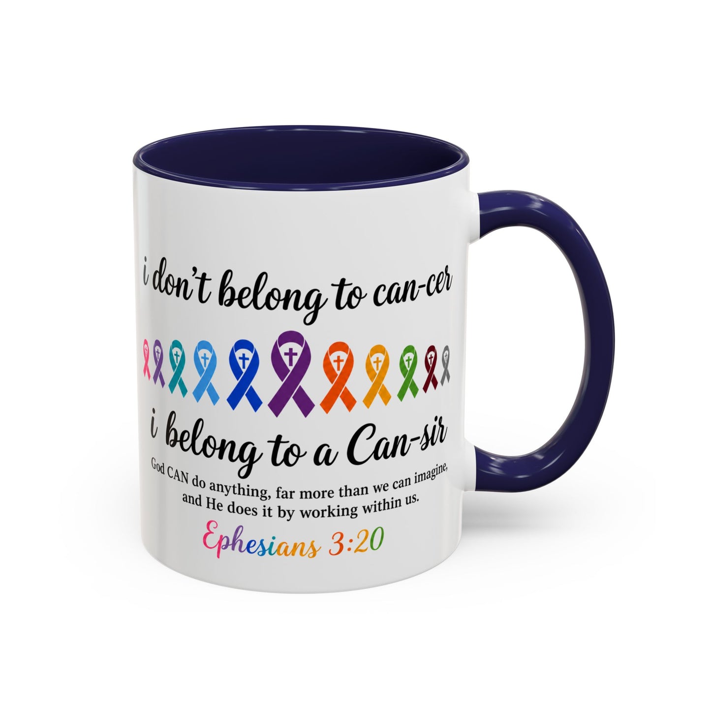 Cancer Awareness Ribbon Coffee Mug -Cancer Ribbon
