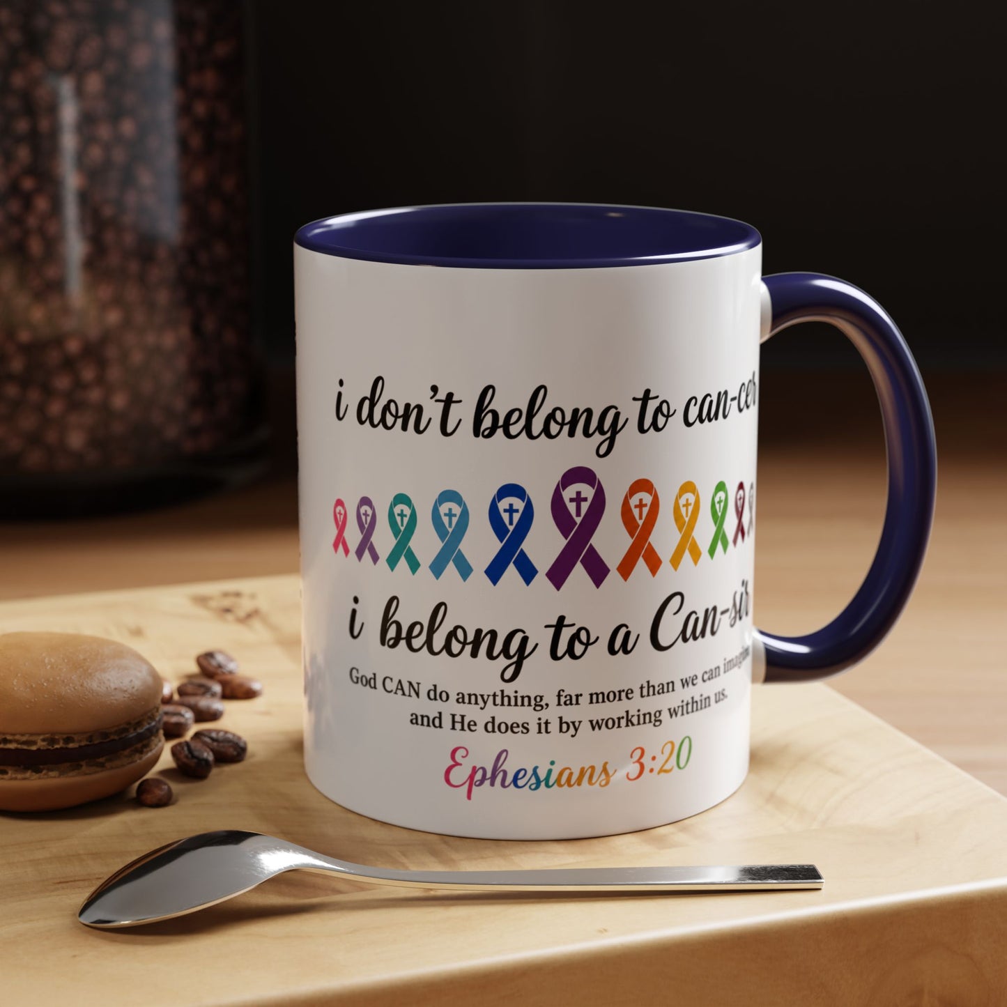Cancer Awareness Ribbon Coffee Mug -Cancer Ribbon