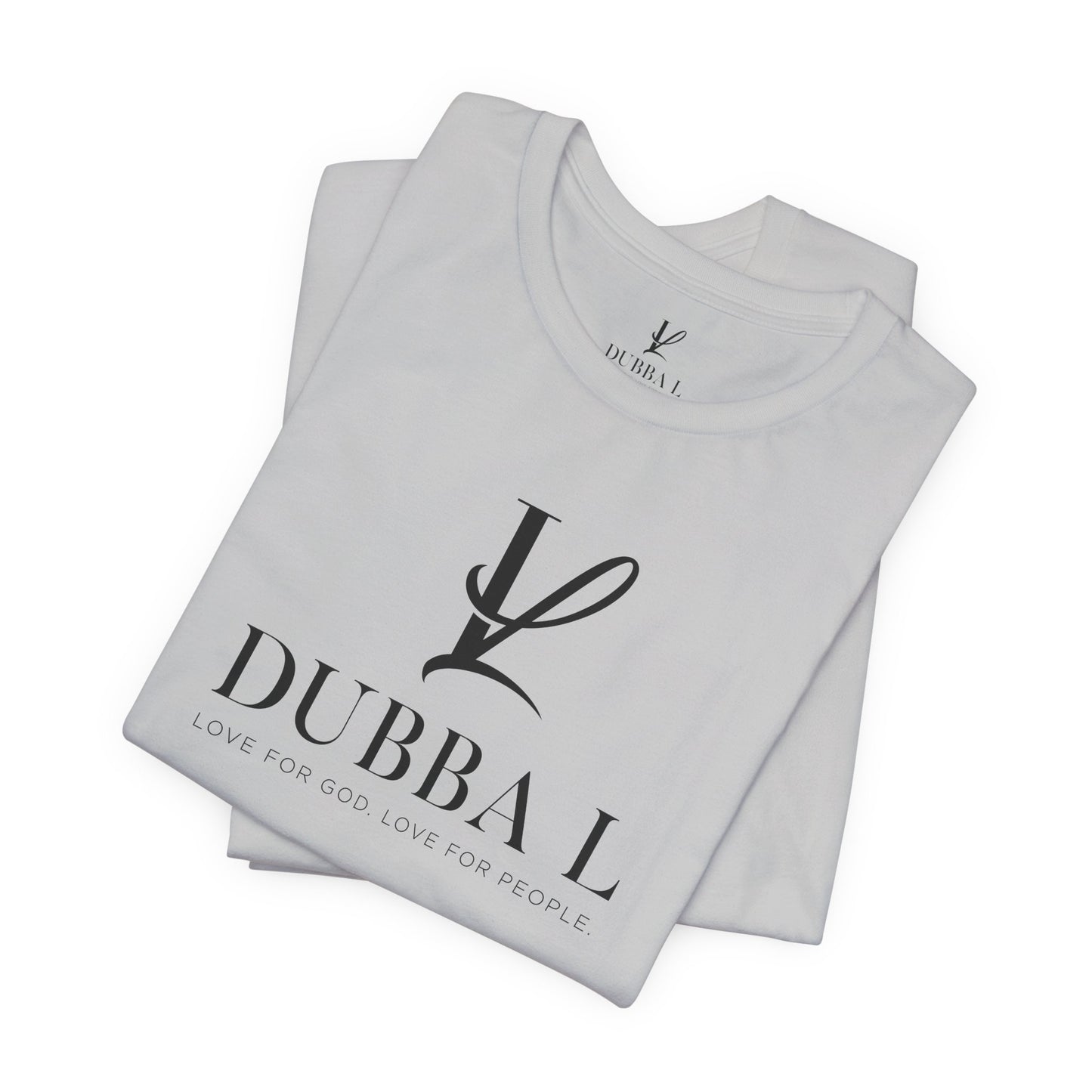 DUBBA L "Signature Logo" Tee — Black Lettering