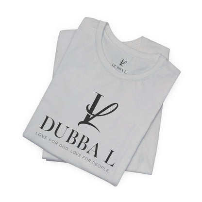 DUBBA L "Signature Logo" Tee — Black Lettering