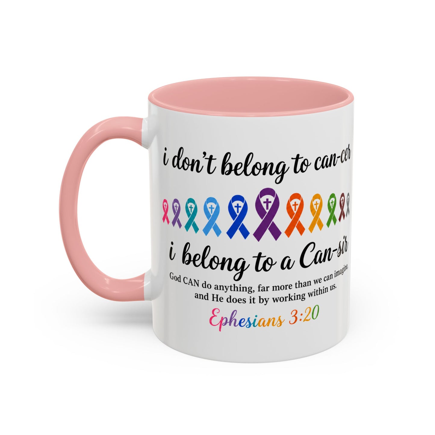 Cancer Awareness Ribbon Coffee Mug -Cancer Ribbon