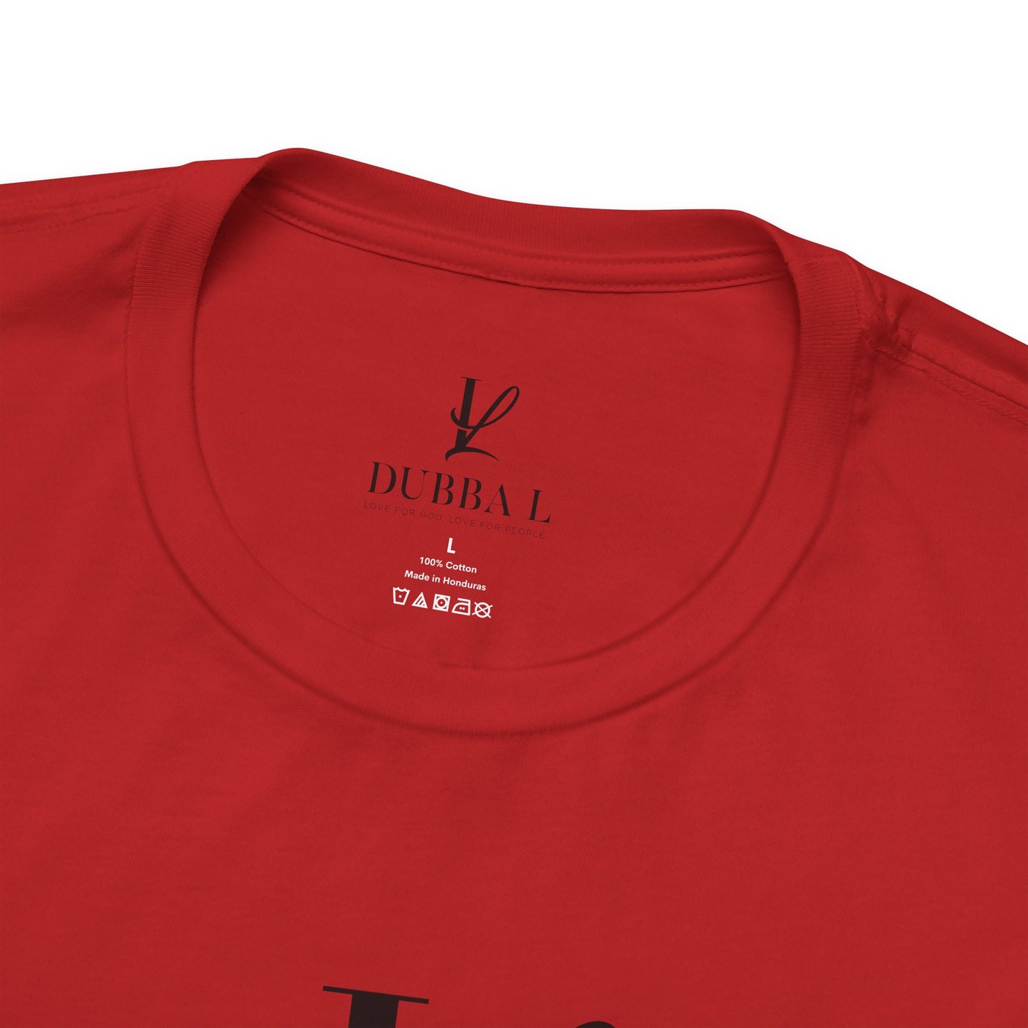 DUBBA L "Signature Logo" Tee — Black Lettering