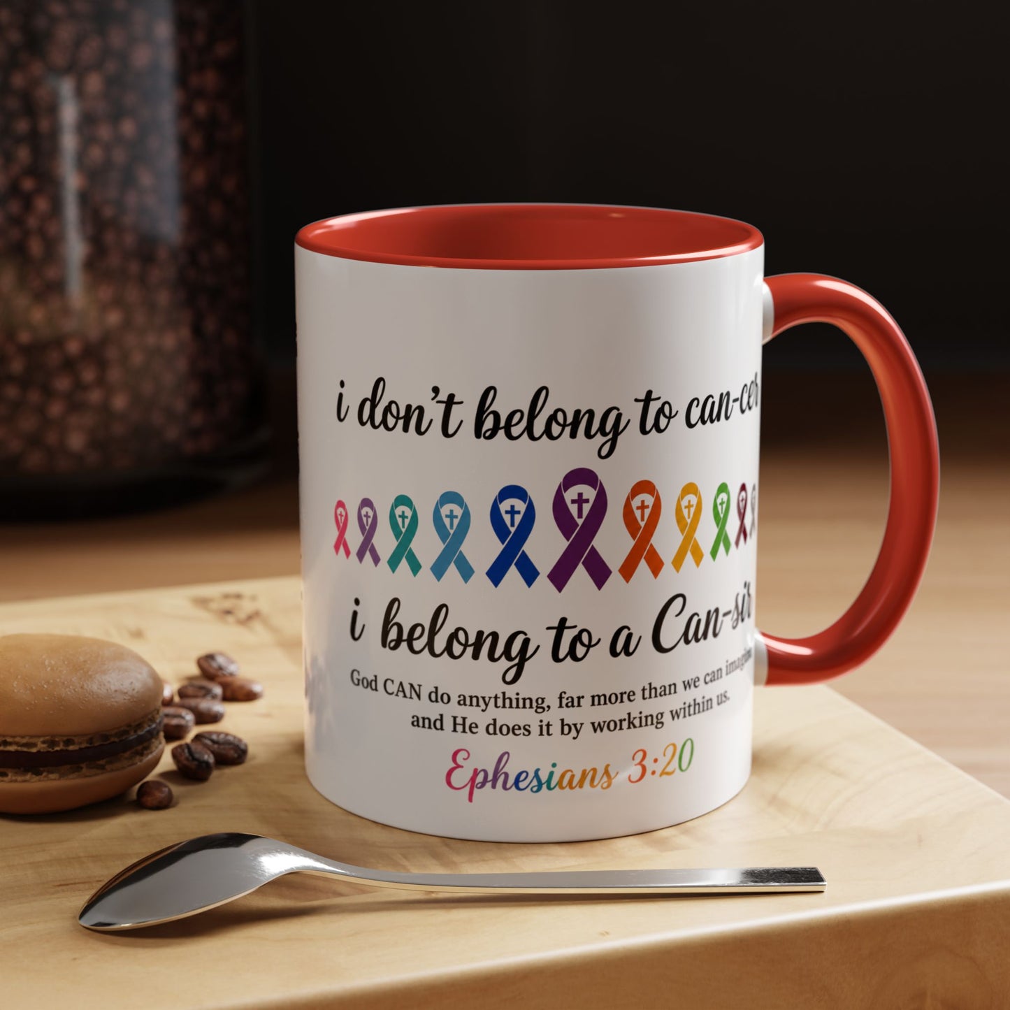 Cancer Awareness Ribbon Coffee Mug -Cancer Ribbon