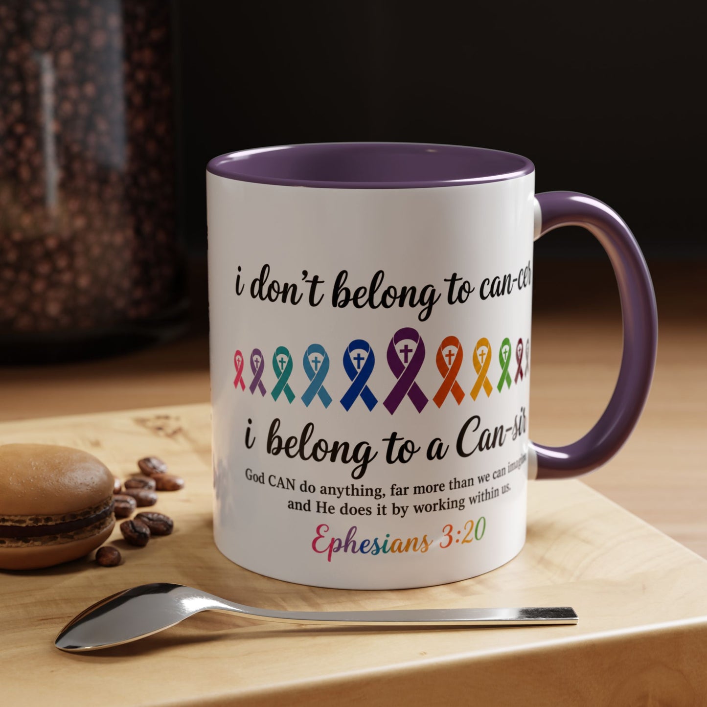 Cancer Awareness Ribbon Coffee Mug -Cancer Ribbon
