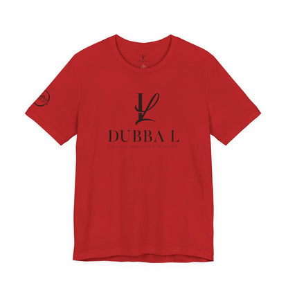 DUBBA L "Signature Logo" Tee — Black Lettering