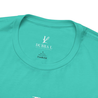DUBBA L "Signature Logo" Tee-White lettering