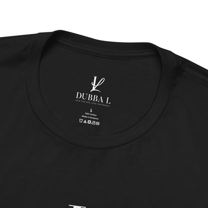 DUBBA L "Signature Logo" Tee-White lettering
