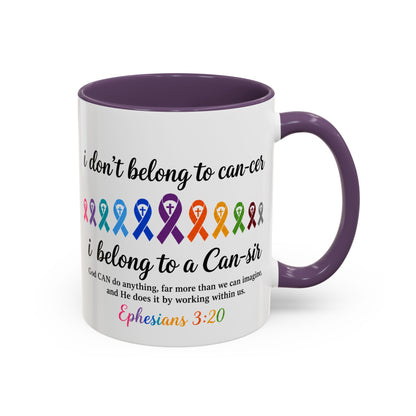 Cancer Awareness Ribbon Coffee Mug -Cancer Ribbon