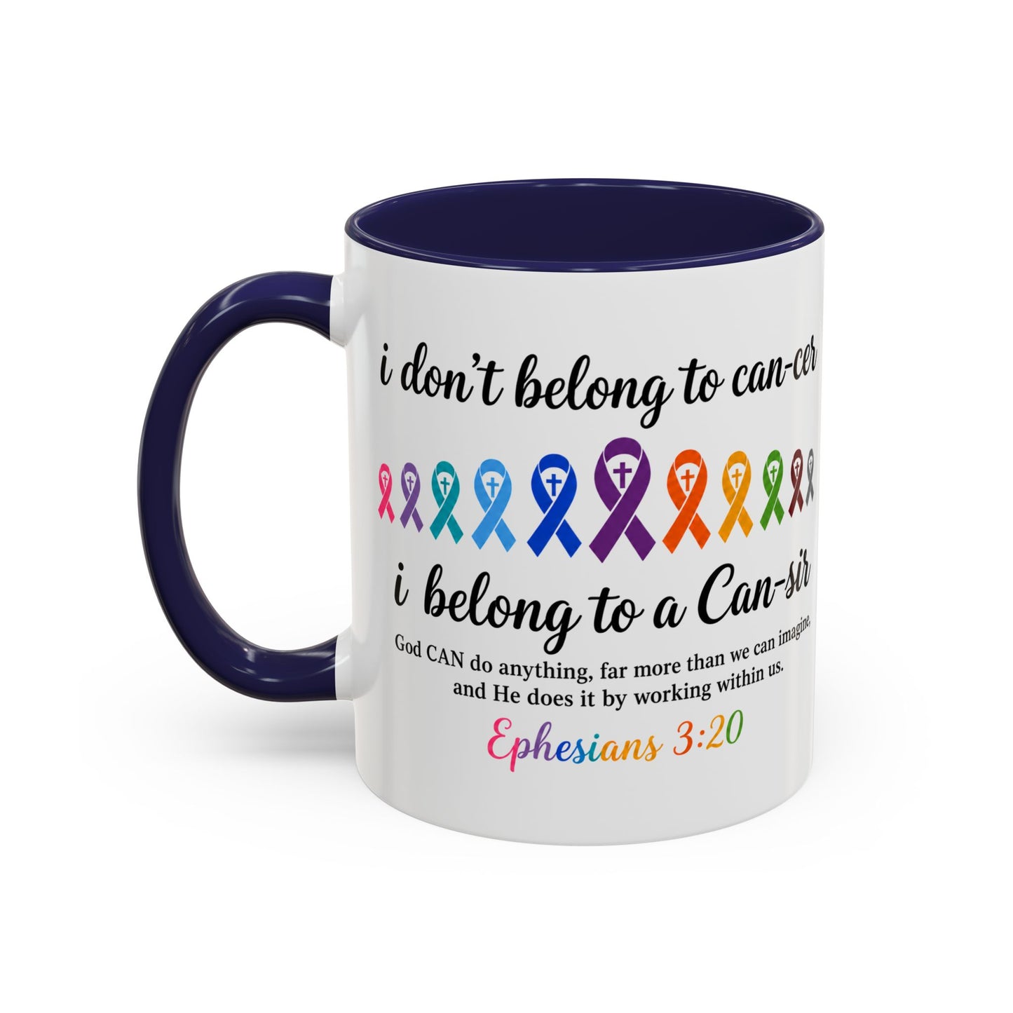 Cancer Awareness Ribbon Coffee Mug -Cancer Ribbon