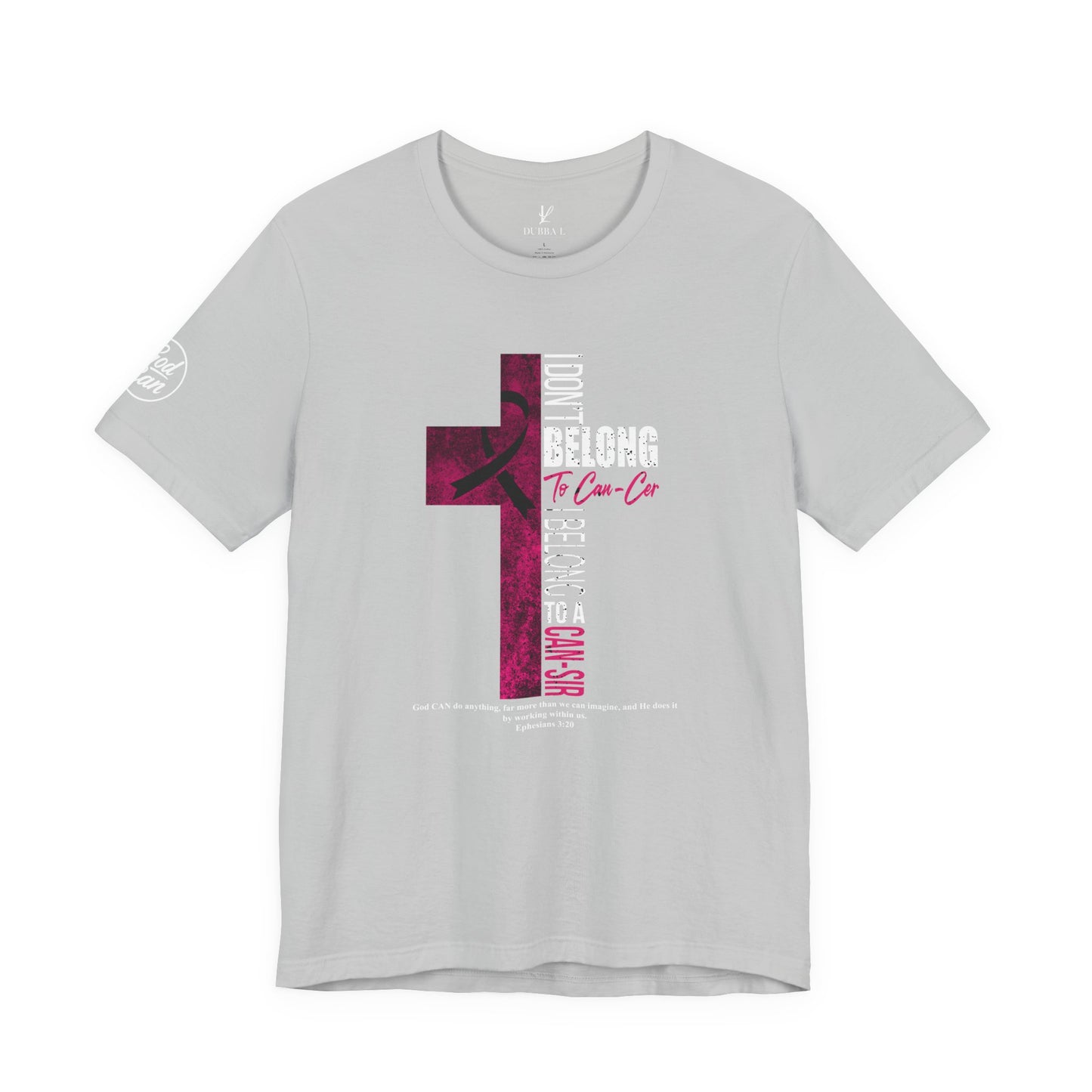 "BREAST-PLATE OF FAITH" TEE-White lettering