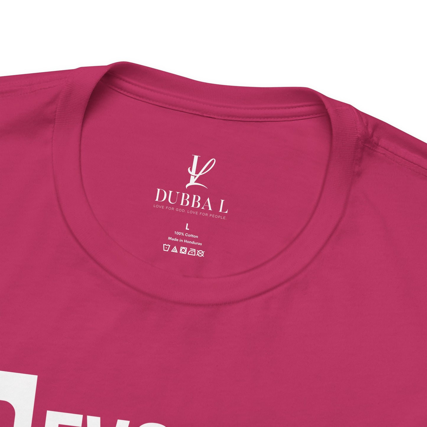 "DUBBA LOVE" Meaning Tee — White Lettering