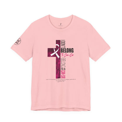 "BREAST-PLATE OF FAITH" TEE-Black lettering