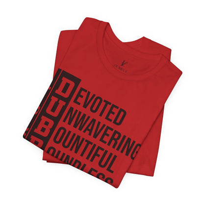 "DUBBA LOVE" Meaning Tee — Black Lettering