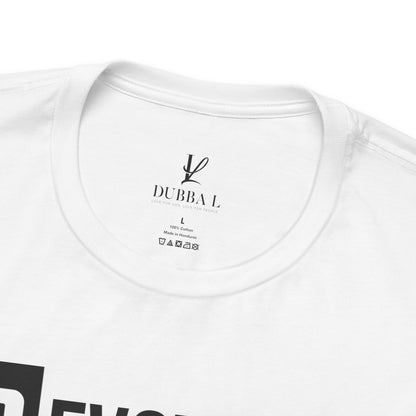 "DUBBA LOVE" Meaning Tee — Black Lettering