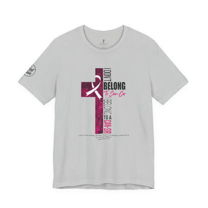 "BREAST-PLATE OF FAITH" TEE-Black lettering