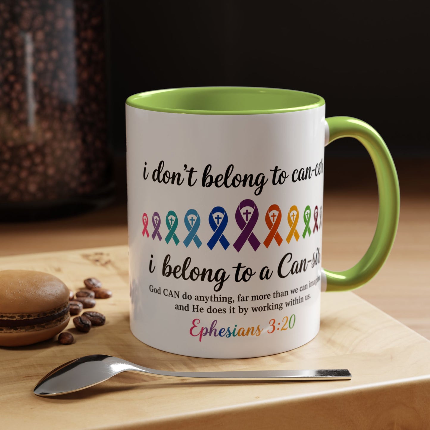 Cancer Awareness Ribbon Coffee Mug -Cancer Ribbon