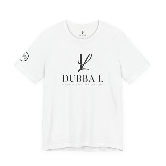 DUBBA L "Signature Logo" Tee — Black Lettering