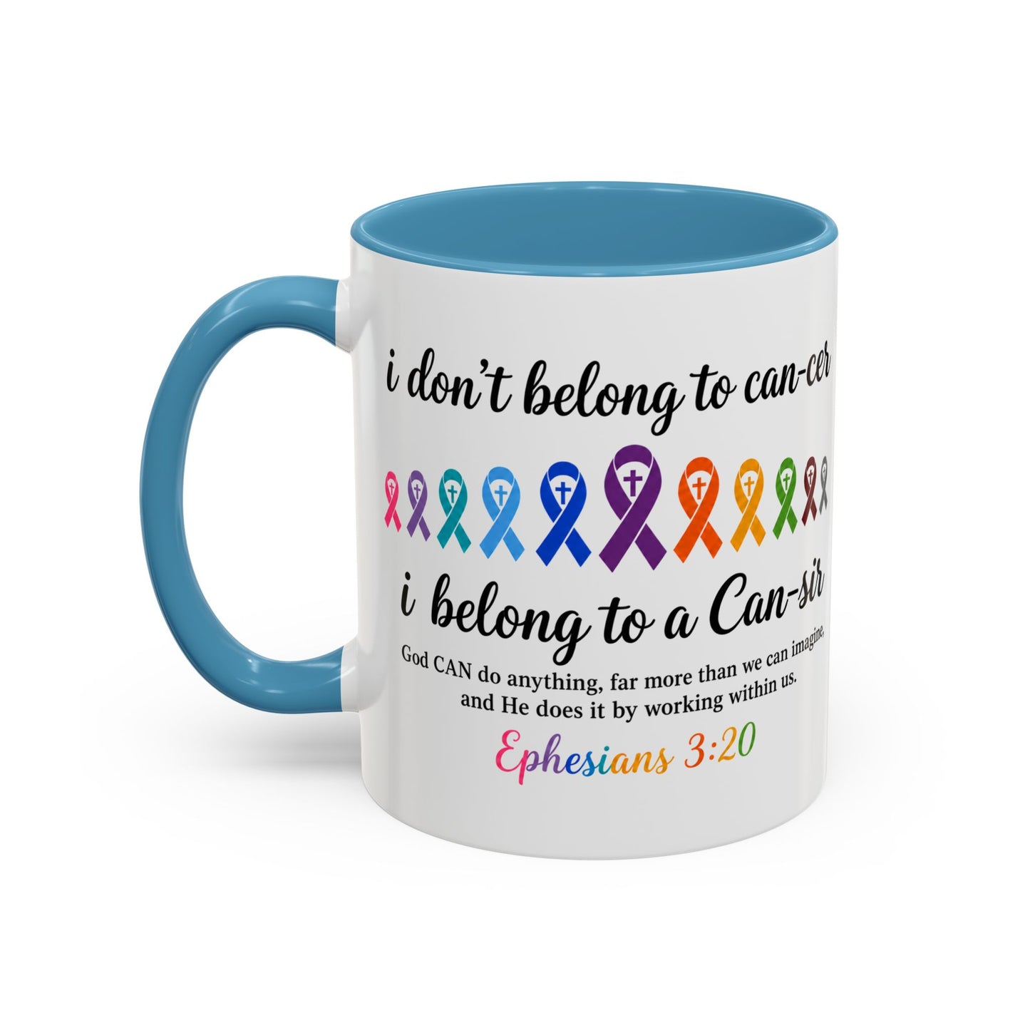 Cancer Awareness Ribbon Coffee Mug -Cancer Ribbon
