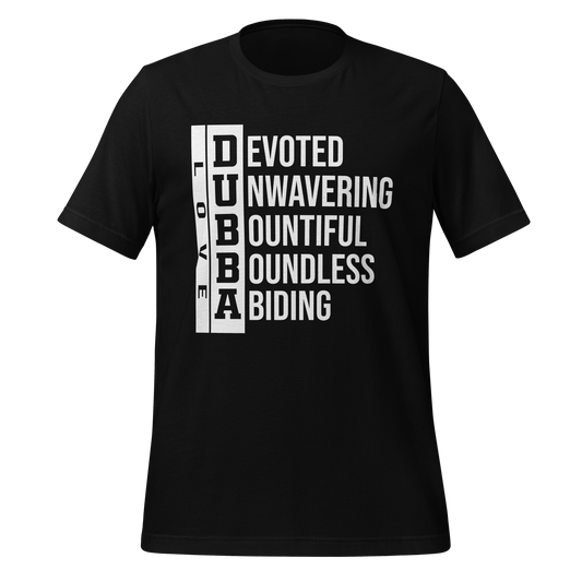 Dubba Love Signature Dubba Defined T-shirt- Black-Unisex