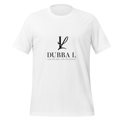 Dubba L Signature Logo T-Shirt -White-Unisex