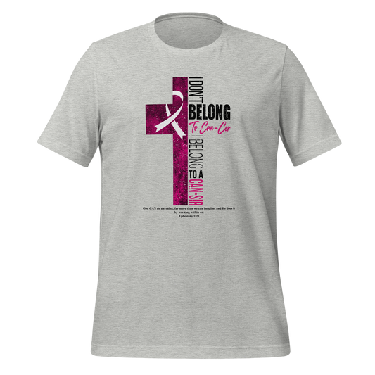 "BREAST-PLATE OF FAITH" TEE-GREY